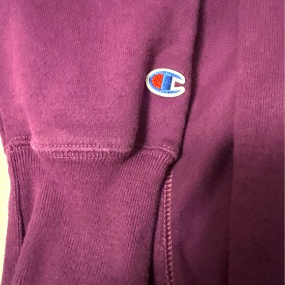 Vtg 90’s Champion Reverse Weave Plum Crewneck Sweatshirt XXLarge Casual Pullover - Picture 6 of 6